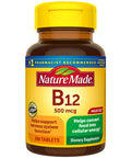 Nature Made Vitamin B12 500 Mcg Tablets 200 Count For Metabolic Health