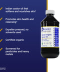 Premier Research Labs Castor Oil - Nourishes & Softens Skin & Hair - Pure, Cold-Pressed, Non-Gmo & Parabens Free Organic Castor