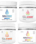 Hi-Lyte Keto K1000 Electoryle Powder 4 Pack Bundle | Hydration Supplement Drink Mix | No Maltodextrin Or Sugar | Boost Enerergy & Beat Leg Cramps