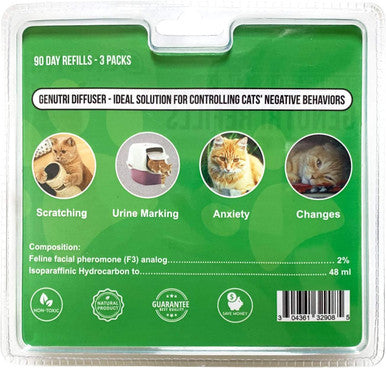 MONTAUR GENUTRI Plug-in Diffuser Refill, 48 mL, 3-Pack