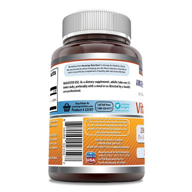 Amazing Formulas Vitamin B6 Pyridoxine 25Mg 250 Tablets Supplement | Non Gmo | Gluten Free | Made In Usa