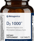 Metagenics D3 1000 Vitamin D Supplement 1,000 IU (25 mcg) Support for Bone, Cardiovascular, and Immune Health | 120 Count