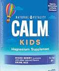 Natural Vitality Calm Sleep Magnesium Citrate Sleep Aid Drink Mix GABA Sleep Aid Vegan Gluten and NonGMO Mixed Berry Flavored 16 oz.