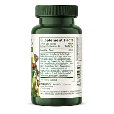 Banyan Botanicals Yogaraj Guggulu Organic Joint Support Supplement Ayurvedic Blend For Supporting The Skeletal And Neuromuscular Systems* 90 Tablets Non-Gmo, Sustainably Sourced, Vegan