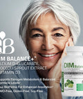 Bronson Dim Balance+ Calcium D-Glucarate, Broccoli Sprouts And Vitamin D3 200 Mg Of Dim Per Capsule Supports Estrogen Metabolism And Balanced Hormone Levels Non-Gmo, 60 Vegetarian Capsules