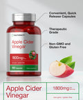 Horbaach Apple Cider Vinegar Capsules 1800Mg