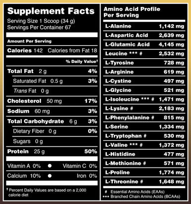 Amazing Muscle 100% Whey Protein Powder *Advanced Formula With Whey Protein Isolate As A Primary Ingredient Along With Ultra Filtered Whey Protein Concentrate (Vanilla, 5 Lb)
