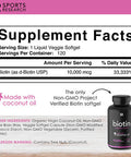 Sports Research Biotin 10000mcg 120ct Krill Oil 1000mg 120ct Bundle