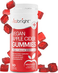 Vitabright Vegan Apple Cider Vinegar Gummies High Strength 1000mg Raw & Unfiltered 60 Apple Cider Gummies That Work Fast (1 Month) Apple Cider Vinegar Gummy Vitamin C Chromium Pomegranate VitaBright ACV