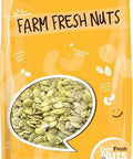 Farm Fresh Nuts Dry Roasted Pepitas Pumpkin Seeds (2LB) - Himalayan Salted | 2LB, Dry Roasted Pepitas, Pumpkin Seeds, Himalayan Salt, No Oil Added, OU Kosher