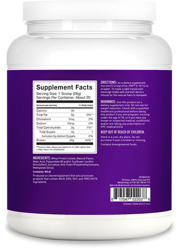 JYM Supplement Science ISO 20 Servings - Grape