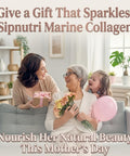 Sipnutri Diamond Marine Collagen Drink For Mom 15000Mg Hydrolyzed Collagen Peptides With Vitamin C Pomegranate Healthy Hair Skin Nails Joints Bones Support 50 Ml X 10 Bottles