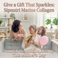 Sipnutri Diamond Marine Collagen Drink For Mom 15000Mg Hydrolyzed Collagen Peptides With Vitamin C Pomegranate Healthy Hair Skin Nails Joints Bones Support 50 Ml X 10 Bottles