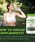 Left Coast Performance Beef Organ Supplement Grass Fed - 7 Beef Organs Complex from New Zealand - Liver Heart Pancreas Kidney Lung Spleen Bone Marrow - Non-GMO No Fillers Hormone & Antibiotic Free - Carnivore Diet - 180ct