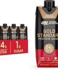 Optimum Nutrition Gold Standard 24g Protein Shake, Vanilla, 12 Ct