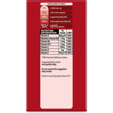 Bassetts Vitamins Adult Raspberry & Pomegranate Flavour Multivitamins 60 Gummy Pastilles