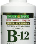 Nature's Bounty N/B #18187 B-12 Mcg Liquid 2 Oz (Pack Of 3)