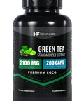 Healthfare Ecgg Green Tea Extract | 200 Capsules | Standardized To Contain 50% Egcg, 98% Polyphenols And 80% Catechins | Herbal Supplement Pills