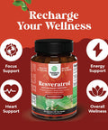 Natures Craft Bundle of Herbal Uric Acid Cleanse and Detox and Anti Aging Trans Resveratrol Supplement - - Essential Daily Kidney Cleanse and Uric Acid Support for Adults - Natural Joint Support Supplement