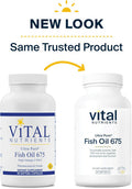 Vital Nutrients Ultra Pure Fish Oil 675 | Supports Brain Development & Function | Sustainably Sourced High DHA Omega-3 Fatty Acid | Lemon Flavor | Gluten Dairy & Soy | 90 Softgels