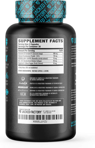 Joint Support Supplement ProSeries ScienceBacked UC2 Collagen C3 Turmeric Curcumin Powder Boswellin Super Boswellia Extract Joint Health Knee Support and Bone Strength 60 Veggie Pills