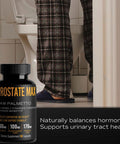 ADDOT WELLLIFE Prostate Max, Prostate Health Supplement for Men with Saw Palmetto Plus 30 Herbs, Vitamins, Minerals, 90 Capsules, Restore Prostate Wellness, Urinary Health, Reduce Bathroom Trips