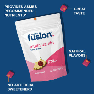 Bariatric Fusion Cherry Pineapple Soft Chews Bariatric Multivitamin