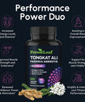 Forestleaf Tongkat Ali And Fadogia Agrestis For Men Supplement W/ Bioperine - Tonkat-Ali Max Strength 200 1 Extract - Long Jack Tongkat-Ali For Men - Muscle Growth Performance & Energy 120 Powder Capsules
