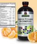 Nature'S Answer Liquid Vitamin B-Complex Supports Healthy Energy Levels | Promotes Healthy Nerve Function | All-Natural Tangerine Flavor | Gluten- & Benzoate- 16oz