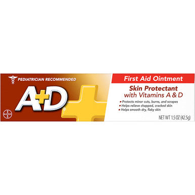 AD First Aid Ointment Skin Protectant With Vitamin AD 1.50 oz Pack of 2