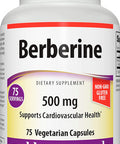 Webber Naturals Berberine Supplement 500 mg Per Pill 75 Vegetarian Capsules NonGMO Gluten and Dairy Vegan