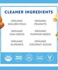 Orgain Simple Organic Vegan Protein Powder Vanilla 20g of Plant Based Protein Made with Fewer Ingredients and Without Dairy Gluten and Stevia Kosher NonGMO 1.25 Lb Packaging May Vary