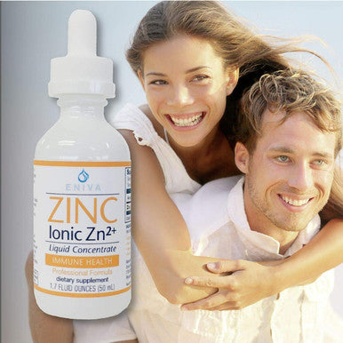 Eniva Liquid Zinc Supplement Ultra Concentrated Zinc Drops For Immune Health 1.7 Oz