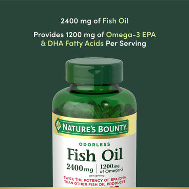 Nature's Bounty Fish 2400 mg OilSoftgels 90 ea