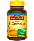 Nature Made Super B Complex with Vitamin C and Folic Acid 140 Tablets