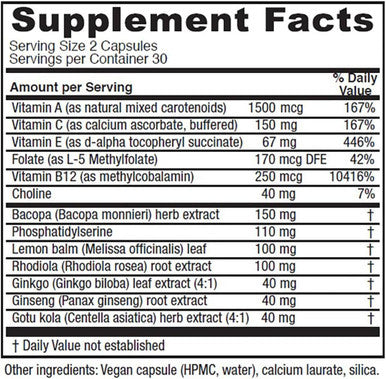 Vitanica MindBlend Brain Support Vegan 60 Capsules