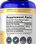Carlyle Msm Supplement | 500Mg | 200 Capsules | Non-Gmo, And Gluten Free Formula | Methylsulfonylmethane