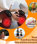 Langskip'S Cordless Knee Heating Pad3 In 1 Rechargeable Heated Knee Brace3 Heat Levels And 3 MassagesElbow & Shoulder For Arthritis Pain ReliefElectric Supports Wraps For Joints For Men Women 2Pcs
