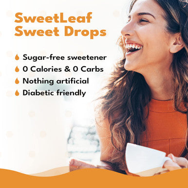 Sweetleaf Stevia Liquid Sweet Drops - English Toffee Flavored Drops Stevia Liquid Sweetener Zero-Calorie Sugar- Syrup Alternative for Keto Coffee Baking Shakes 2 Fl Oz (Pack of 2)