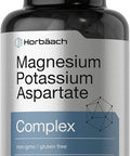 Magnesium Potassium Aspartate Complex | 180 Capsules | Non-GMO and Gluten Free Formula | by Horbaach