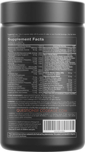 Codeage Multivitamins & Minerals Family Bundle - Multivitamin for Teens + Multivitamin for Women + Multivitamin for Men