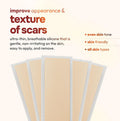 10 Pack Silicone Sheets For Scars, Post Surgery, Tummy Tuck, C-Section Recovery, Keloid Bump Removal, Stretch Marks Removal, Face Acne, Silicone Tape For Scars, Silicone Scar Sheets, (6 X 1.6 )