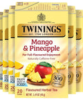 Twinings Lemon & Ginger, Caffeine-Free Herbal Tea Bags, 100 CT Box (1 Pack) | Spicy & Tangy, Ginger, Lemon Peel, Lemongrass, Blackberry Leaves, Soothe Digestion, 100 Foil Lined Individually Wrapped Bags