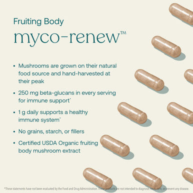 True Grace Mushroom Myco-Re Blend Daily Immune Support - 60 Count Capsules - Organic