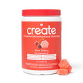 Create Creatine Monohydrate Gummies for Men & Women | 1.5g Creatine per Gummy for Muscle Strength Endurance Recovery & Focus | Vegan Non-GMO Gluten-Free | Premium Sour Cherry Flavor | 90 Count