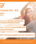 Doctor'S Best Vitamin D3 + K2 (Vitamin K2 As Mk-7) Supports Bone Tissue and Arterial Health Calcium Absorption 0 Non-Gmo Gluten Vegetarian 5000 Iu 60 Veggie Caps