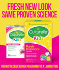 Culturelle Kids Chewable Daily Probiotic for Kids Natural Berry Supports Immune Digestive and Oral Health for Age 3 GlutenDairySoyFree Packaging May Vary 30 Count