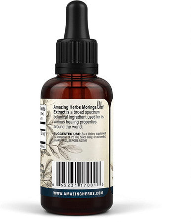 Black Seed Moringa Leaf Liquid Extract 1 oz by Amazing Herbs