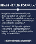 Natures Way Sustained Focus Nootropic, Brain Health*, Improved Focus & Concentration*, with L-Theanine, 60 Capsules