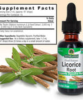 Nature'S Answer Licorice Root | Herbal Supplement | Supports Digestive Health | Non-GMO & Kosher | Alcohol- Gluten- & Vegan 1oz